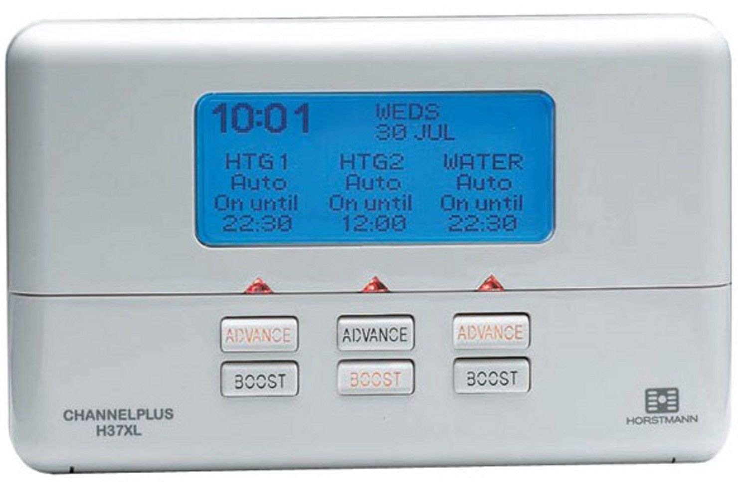 Horstmann H37XL Channelplus Electronic Central Heating Programmer Series 2 - 3 channel, 7 day