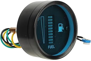 MAVIS LAVEN MAVIS LAVEN Motorcycle Fuel Level Gauge, 52mm Diameter LED Display Fuel Meter, Universal Fit for Motorcycles and 