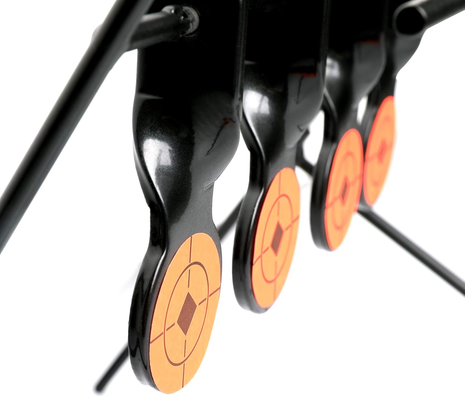 HIRAM Resetting Target with Portable Design and Shooting Spots, Rated for .22 Rimfire : Sports & Outdoors