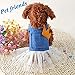 Dog Princess Apparel Clothes,Pet Bow Tutu Dress Skirt Costume (M, Blue)
