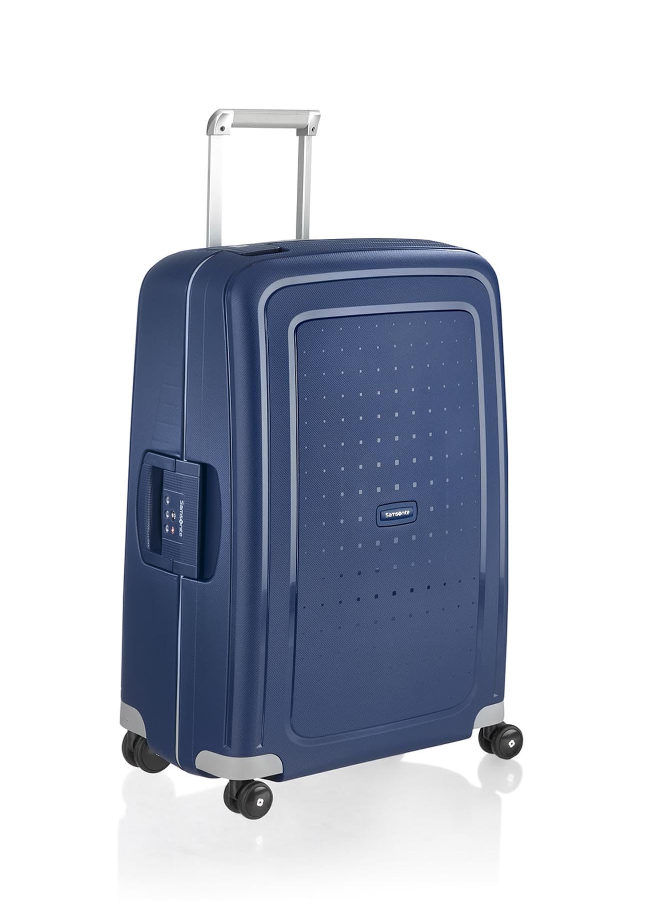 Samsonite S'Cure - Spinner M Suitcase, M (69 cm), 79 L, Blue (Dark Blue)