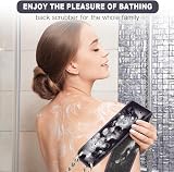 URAQT Exfoliating Back Scrubber 96cm Soft Double-Sided Shower Belt with Handles view 6