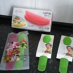 Compra Lékué Luki - Molde para helados, dos unidades, color verde ...