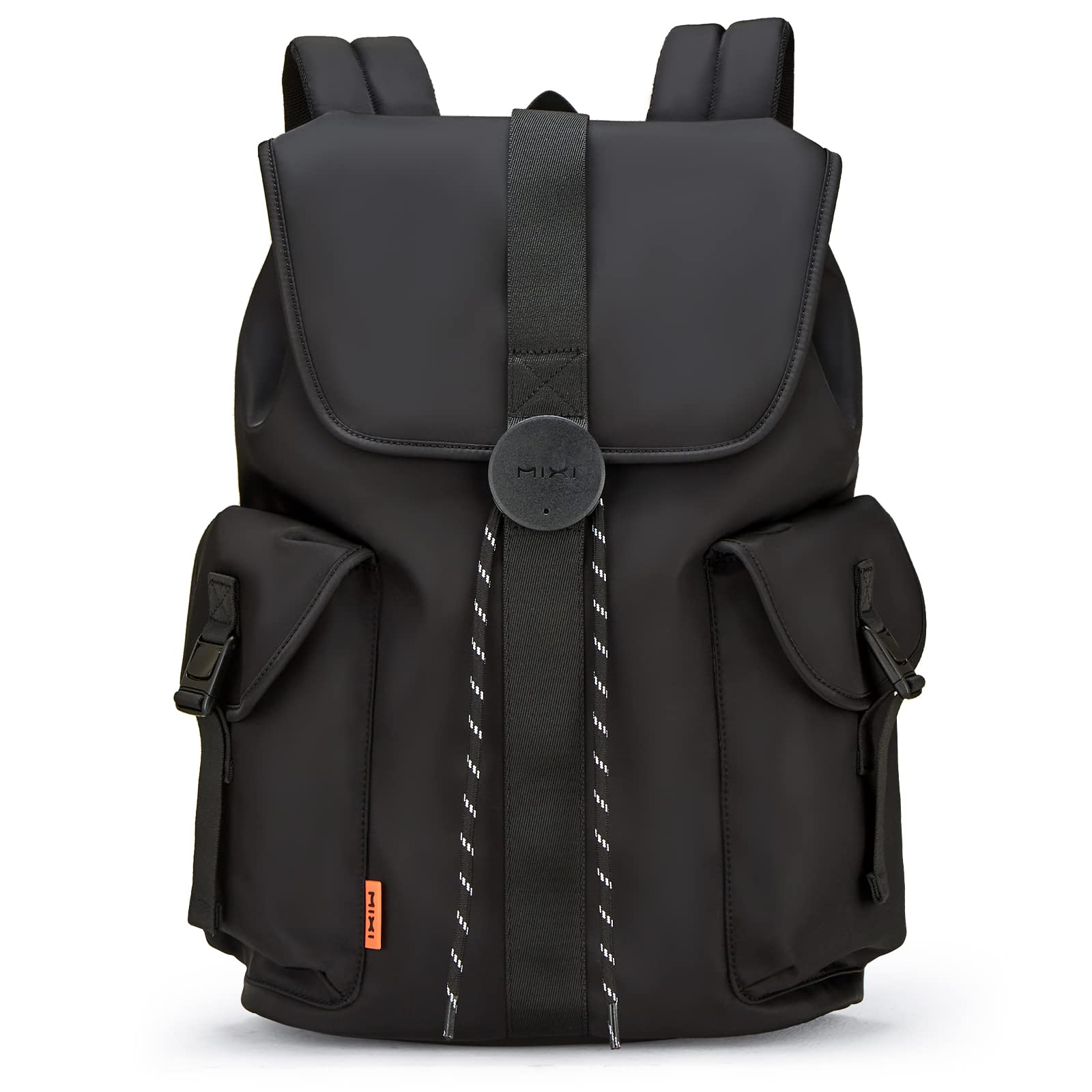 mixi Travel Laptop Backpack for Women & Men Carry On Backpack fits 16'' Laptop, Waterproof Lightweight Casual Hiking Weekender Bags Rucksack,17 Inch, Knight Black