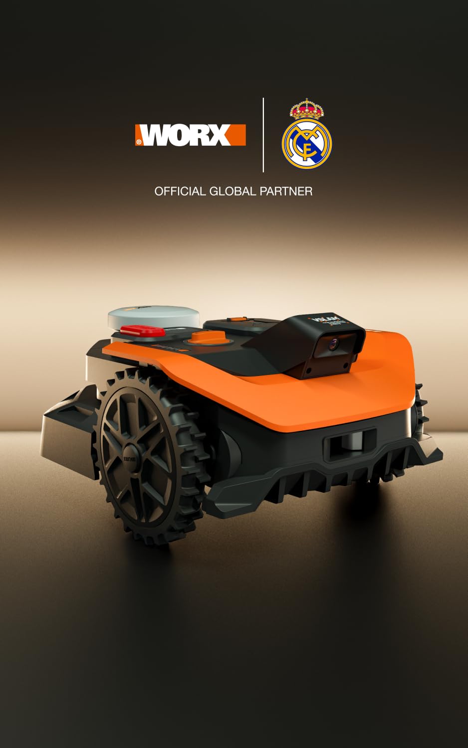 WORX Landroid Vision Cloud WR303E 2WD Mähroboter ohne Begrenzungskabel für 300 m² (KI-Hinderniserkennung, VSLAM+ RTK Cloud Navigation, Auto-Mapping, App-Steuerung) 2