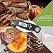 KeeKit Digital Food Thermometer, Waterproof Cooking Thermometer, Instant Read Electronic Meat Thermometer with Probe, Auto On/Off, for Kitchen Cooking, BBQ, Poultry, Grill Food [Battery Included]