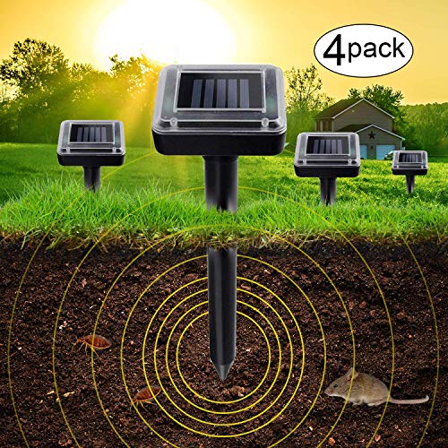 Aogist 4 Pack Solar Remover Spikes for Lawn Garden Yard - Thumbnail 6