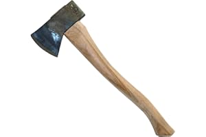 COUNCIL TOOL Hudson Bay Camp Axe - 2 lbs Hand Axe with 18" Curved Hickory Handle & Hardened Poll - SU20HB18C