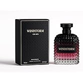 Men's Perfume, Long Lasting Eau de Toilette, Bergamot, Juniper and Cedarwood Scents, Men's Cologne Fragrance 100ml (3.4 fl.oz)