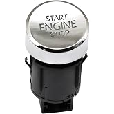 GXARTS Engine Key Start Stop Push Button Ignition Switch Compatible with VW Passat 2010 2011 2012 2013 2014 2015 Replace 561959839 56D959839A
