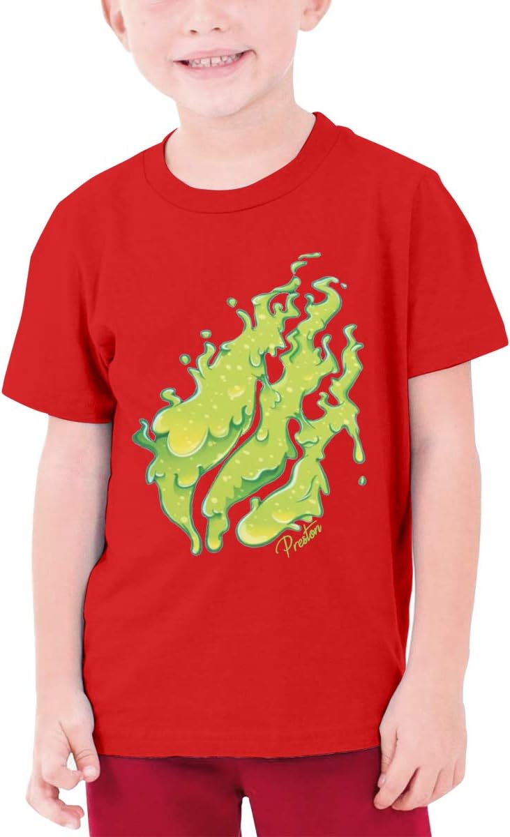 Fashion Trendy Preston Playz Ice Cream/Slime Flame T-Shirt Soft Cotton Shirts for Youth Boys or Girls Ages 6-16