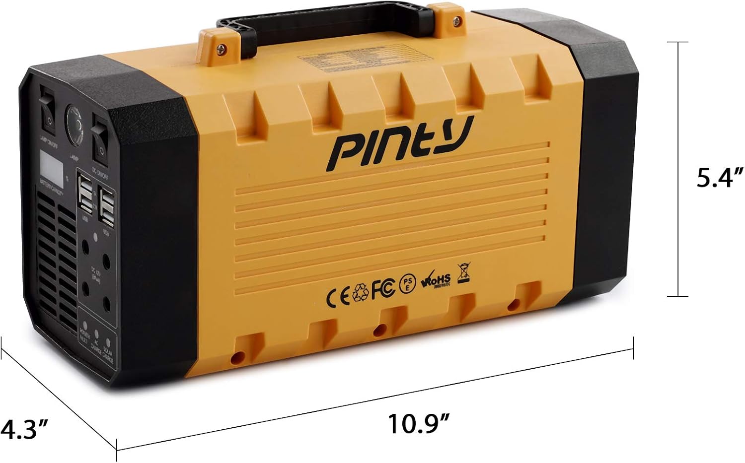 Generators UPS Battery Backup 300W, Red Rechargeable Generator Power ...