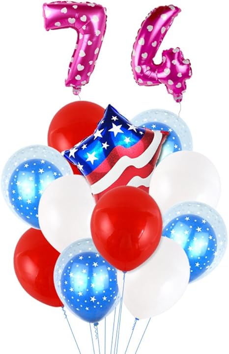 Amazon Com American Flag Patriotic Balloon Decoration For