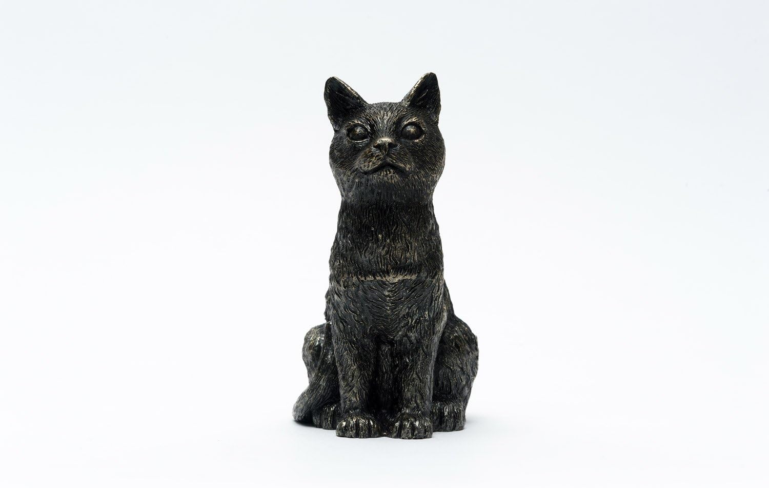 Potty Feet Sitting Cat Figures Plant Pot Feet - Planter Support - Handmade Decorative Ornaments - 3pcs, Bronze - Image 5