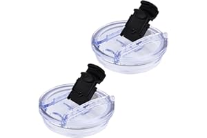 YILANJIN Tumbler Lid Replacements, 2 PCS 40oz Tumbler Cup Lids Replacement, Spill Proof Splash Resistant Lids Cover, No Leaka