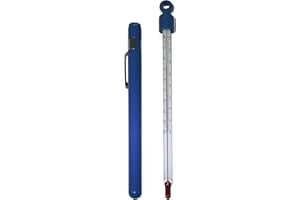 LABO TECHNOLOGY LABO Pocket Laboratory Chemical Thermometer -40/+50°C or -40/+120°F, Duo Reading Liquid in Glass