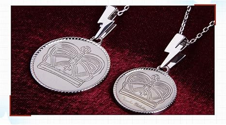 Amazon とある科学の超電磁砲 御坂 美琴 コイン 銀 ネックレス 首輪 首飾り ペンダントトップ アニメグッズ 3枚 コスプレ 仮装 通販