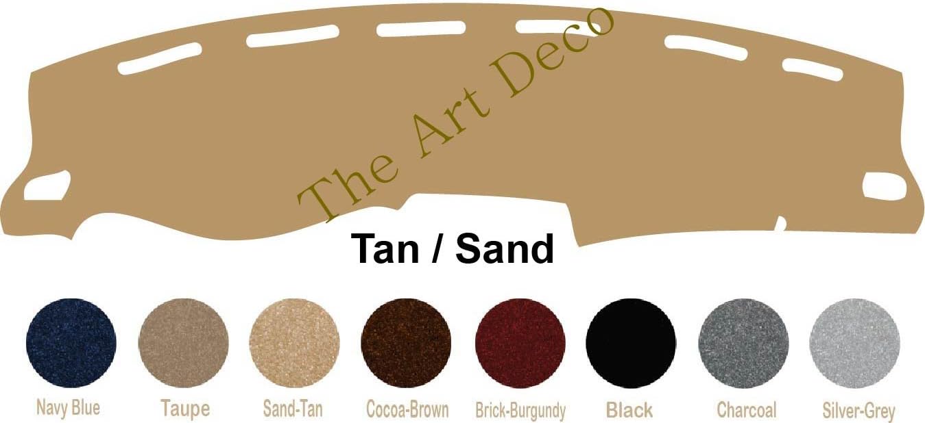 The ArtDeco Custom Made Carpet Dash Cover Fits for Ford P/U F250 / F350 / F450 / F550 Dash Cover Mat Pad Fits; (1999~2004, Sand-Beige)