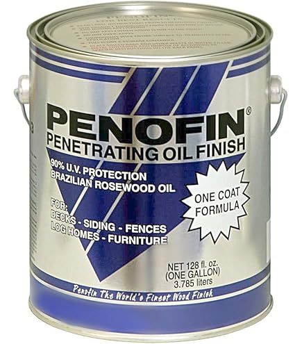 Penofin Marine Oil Wood Finish - 1 Gallon 4-Pack For Boat & Dock Protection