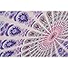 Tapestry Twin Black and White Hippie Elephant Mandala Tapestry Indian Traditional Beach Throw (Twin (210cm x 140 cm), white and blue)