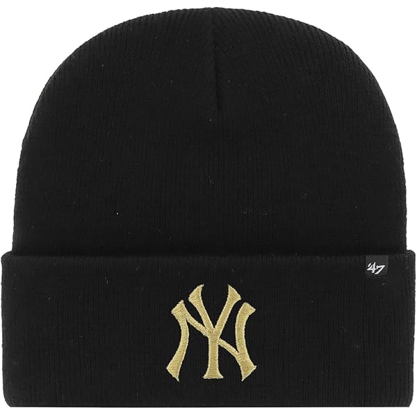 Bonnet 47 Brand Pittsburgh Penguins - Tricot Côtelé, Revers Large - Taille Unique