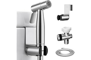 JOMOO Handheld Bidet Sprayer for Toilet, Adjustable Water Pressure Jet Spray with 47" Bidet Hose for Feminine Wash, Bathroom Hygiene Attachment for Cloth Diaper Cleaning