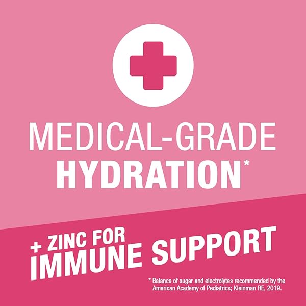 PEDIALYTE ADVANCEDCARE ELECTROLYTE SOLUTION, QUICKLY REPLACES FLUIDS, ZINC, AND ELECTROLYTES TO PREVENT DEHYDRATION, PLUS PREBIOTICS TO HELP PROMOTE DIGESTIVE HEALTH, 1 LITER, STRAWBERRY LEMONADE