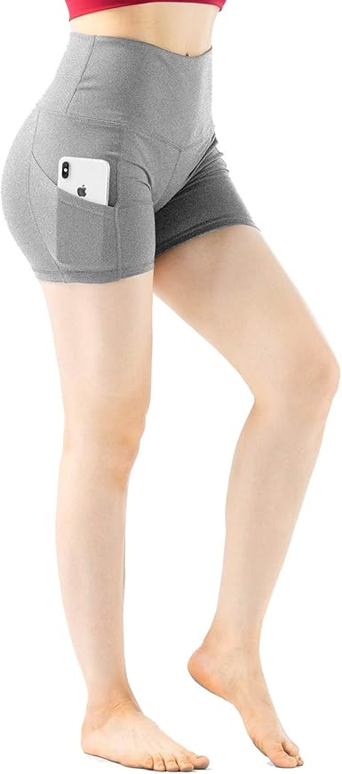 grey yoga shorts