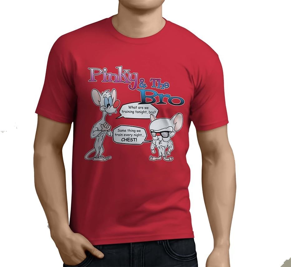 Pinky and The Bro - Funny Gym T Shirt, Bodybuilding T Shirt, Crossfit Shirt, Gym Shirt, Parody Shirt, Fitness Humor