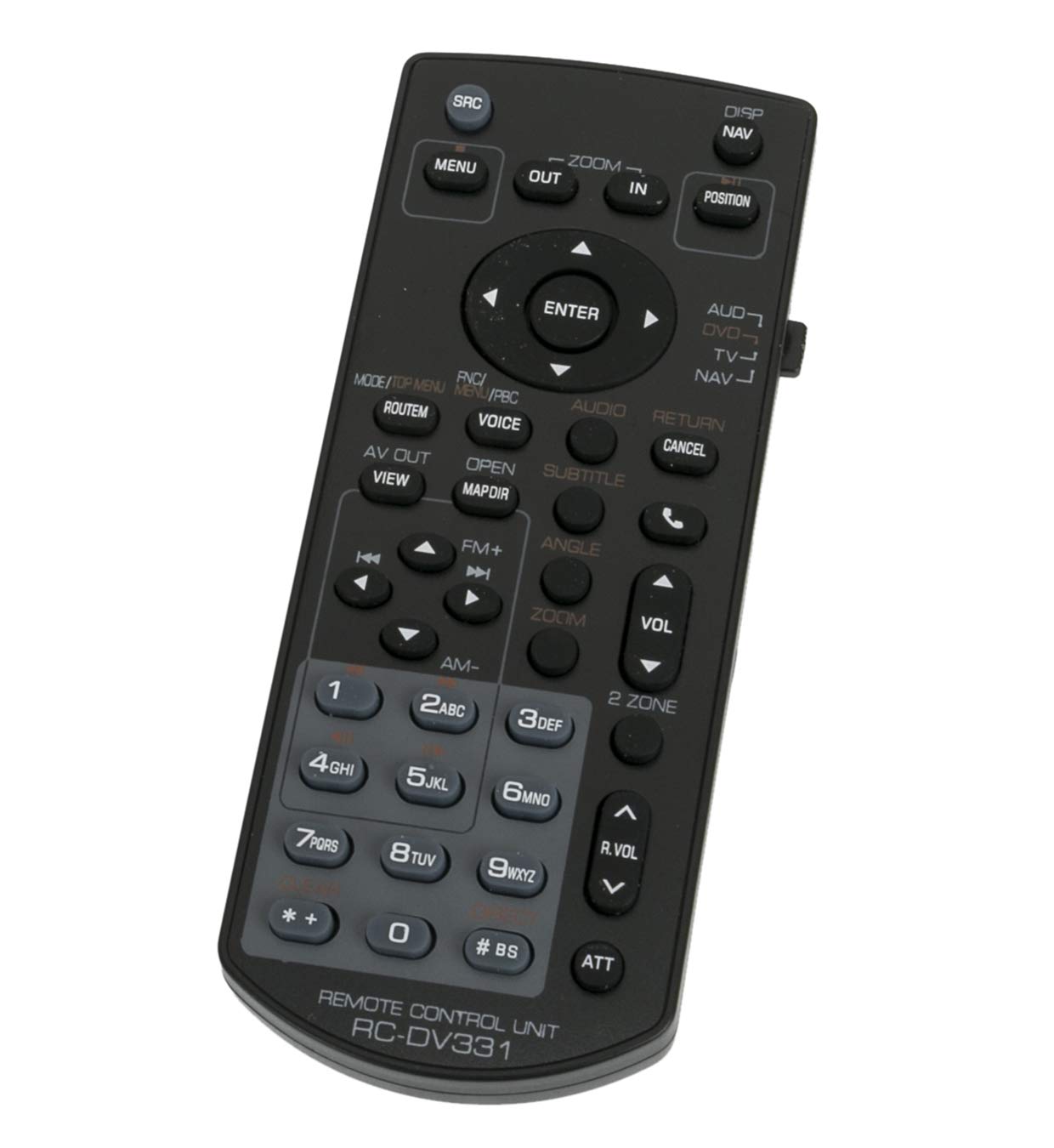 VINABTY RC-DV331 Replacement Remote Control Fit for Kenwood Car Monitor Video System DDX719 DDX319 DDX419