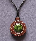 RINGING CEDARS OF RUSSIA CEDAR PENDANT - THE FLOWER OF SUN AMULET. ALL OUR AMULETS ARE MADE OUT OF SPECIALLY SELECTED 400 YEAR-OLD CEDAR BARREL.