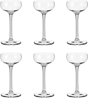 Leonardo Cheers Likörschale, Likör-Gläser mit gezogenem Stiel, spülmaschinenfeste Schnaps-Gläser, 6er Set, 90 ml, 061645
