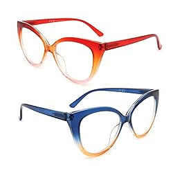 eyeezi Cat Eye Reading Glasses for Women-Blue Light