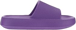 BRONAX Slides for Women Open Toe EVA Pillow Summer
