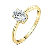 JewelryPalace Oval Cut 1ct Cubic Zirconia