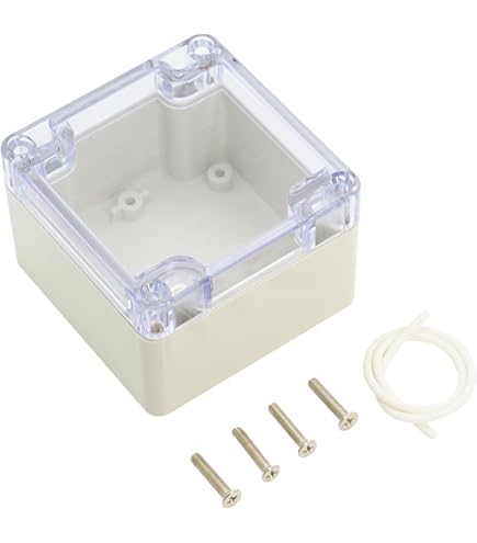 LeMotech Waterproof Dustproof IP67 Junction Box DIY Case Enclosure Gray LeMotech Waterproof Dustproof IP67 Junction Box DIY Case Enclosure Gray