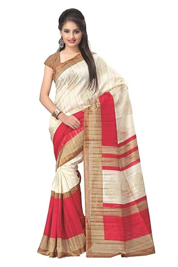 Art Silk Saree with Blouse Piece