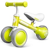 AyeKu Baby Balance Bike, Toddlers Bikes for Age 12-24 Months no Pedal Bike Best Toys Gifts for 1 Year Old Boys Girls with Com