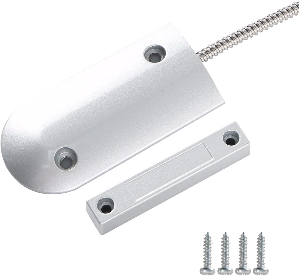Ohamtes OC-60B Wired Door Magnetic Contact NC NO Sensor Roller Garage Alarm