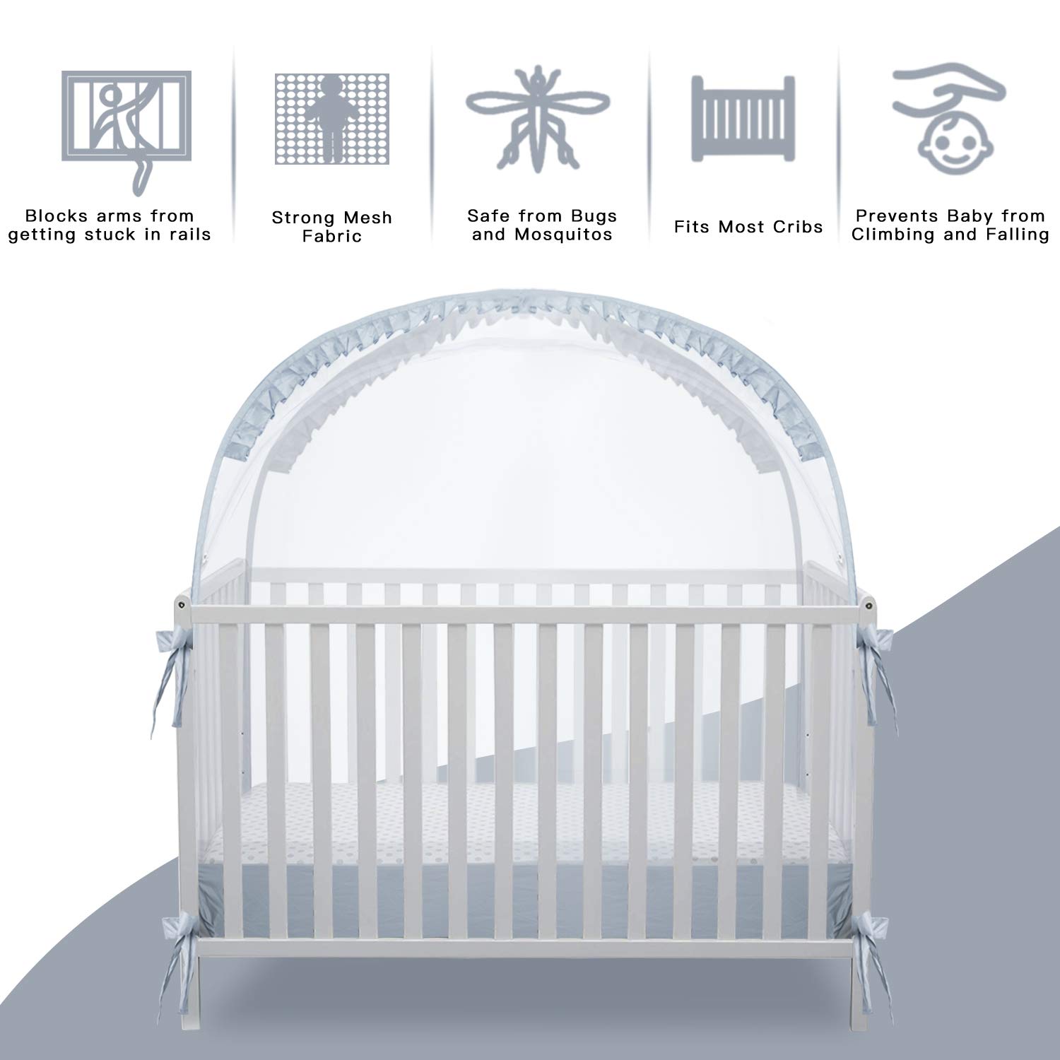 crib topper tent