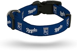 Rico Industries MLB Kansas City Royals Pet CollarPet Collar Small, Team Colors, Small