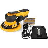 Mirka DEROS II 650X 6 Inch Random Orbital Disc Sander Hook &amp; Loop Tool Only | Bluetooth connectivity, Low Vibration Design, LED Speed Control, Ideal for Wood, Drywall, Ceiling, and Floor Tasks
