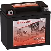 SigmasTek STX20-BS Motorcycle Battery