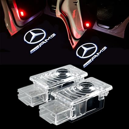 HUAYIN Coche Logo Proyector luces puerta, 2 PC Coche Logo Puerta ...