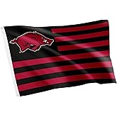 Desert Cactus University of Arkansas UA Flag - 3 x 5 Feet Razorbacks Banner, Indoor/Outdoor Durable Fabric, 100% Polyester Design (Style Nation)