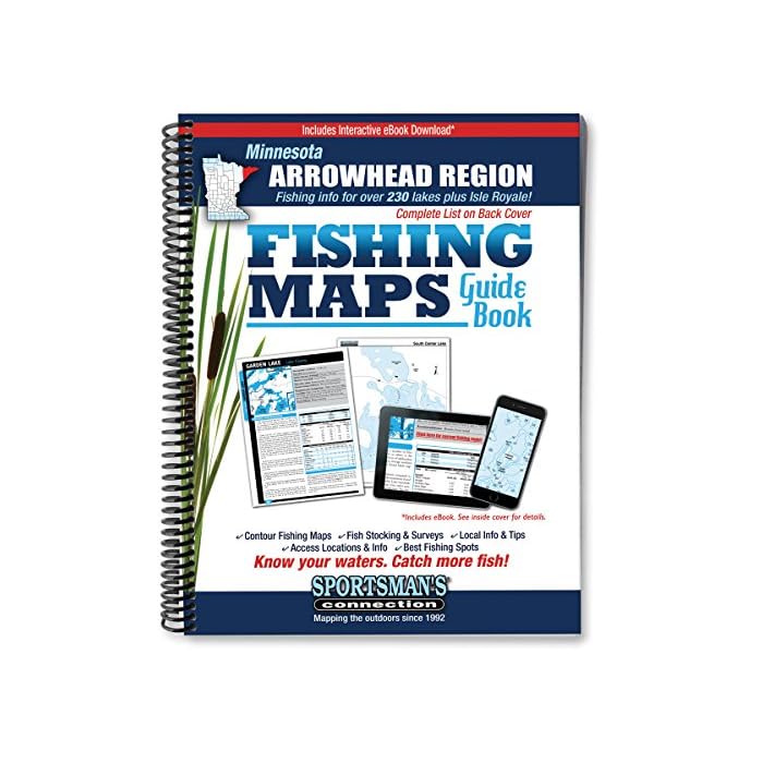 Buy Minnesota Arrowhead Region Fishing Map Guide (Fishing Maps from