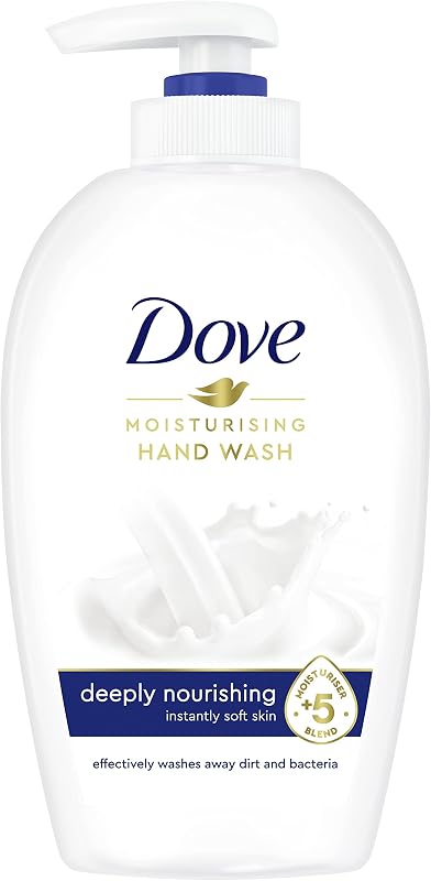 Sabonete líquido de hidratação profunda para as mãos com 5 hidratantes para todos os tipos de pele, embalagem de 12 x 250 ml