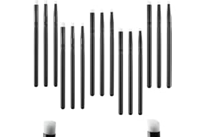 BAOFALI 15PCS Detailed Mini Ink Blending Brushes for Card Making 3 Kinds of Head Smooth Blending Ink Painting Small Brushes Hand Tools for Stencils,Deal with Small Details DIY Scrapbooking Paper Cards Making