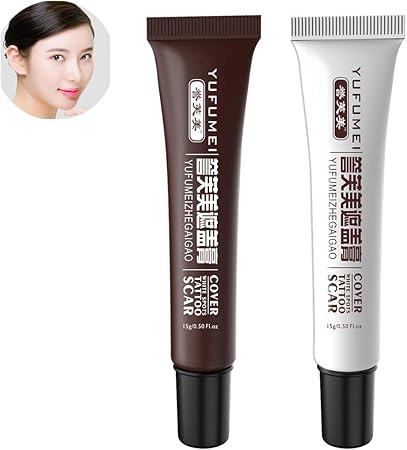 Amazon コンシーラー タトゥー 傷あと 火傷痕隠し あざ隠し用 専門防水傷跡コンシーラー 自然な肌色 爽やかクール 防水 顔や身体の傷 あざ 白斑 火傷痕 ケロイドなどに適用 2個セット カラー1 S0xs ビューティー 通販