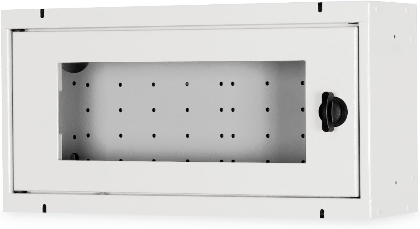 Digitus Professional Wall Housing to Home Automation, Surface Mount, Glass Door, Grey (RAL 7035) 40 x 20 cm